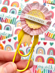 Jumbo Paper Clip "Sweetness" (4.5 inch)